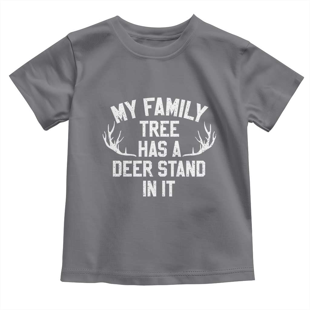 Hunting Toddler T Shirt My Family Tree Has A Deer Stand In It - Wonder Print Shop
