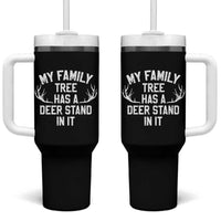 Hunting Tumbler With Handle My Family Tree Has A Deer Stand In It - Wonder Print Shop