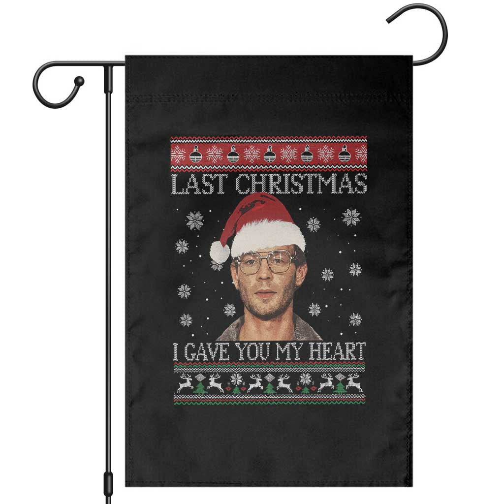 Christmas Jeffrey Dahmer Garden Flag True Crime I Gave You My Heart Christmas - Wonder Print Shop