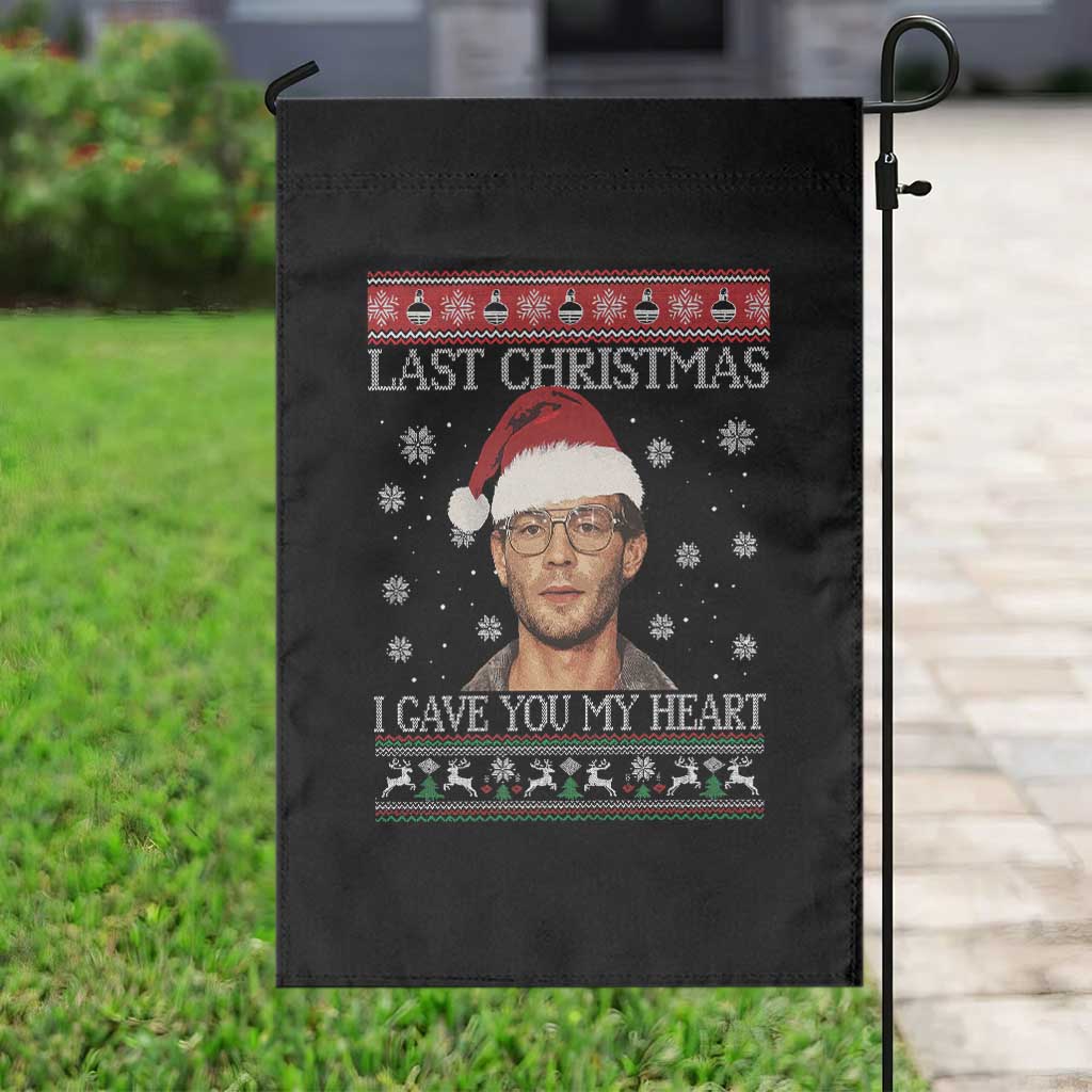 Christmas Jeffrey Dahmer Garden Flag True Crime I Gave You My Heart Christmas - Wonder Print Shop