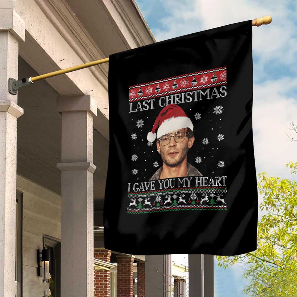 Christmas Jeffrey Dahmer Garden Flag True Crime I Gave You My Heart Christmas - Wonder Print Shop