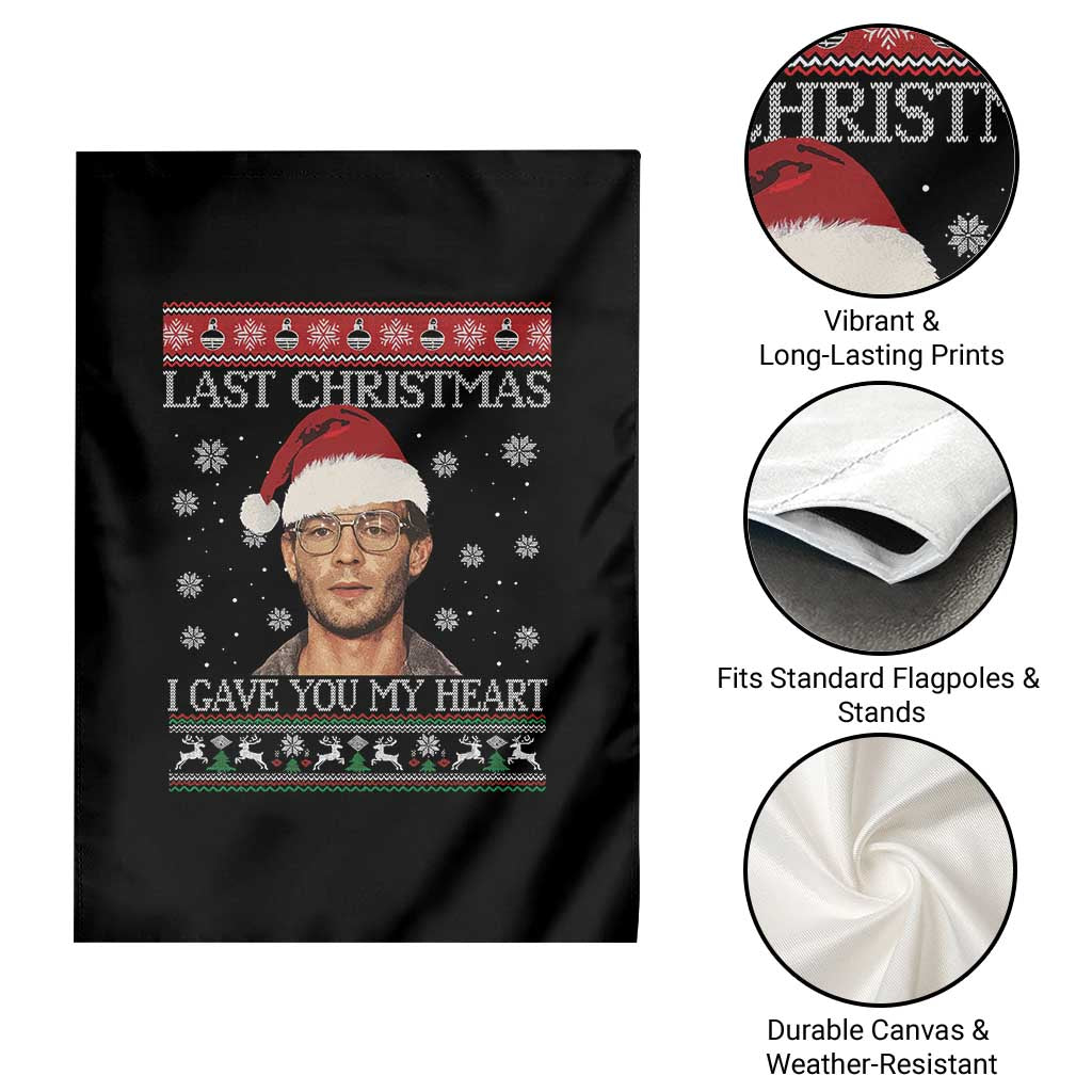 Christmas Jeffrey Dahmer Garden Flag True Crime I Gave You My Heart Christmas - Wonder Print Shop