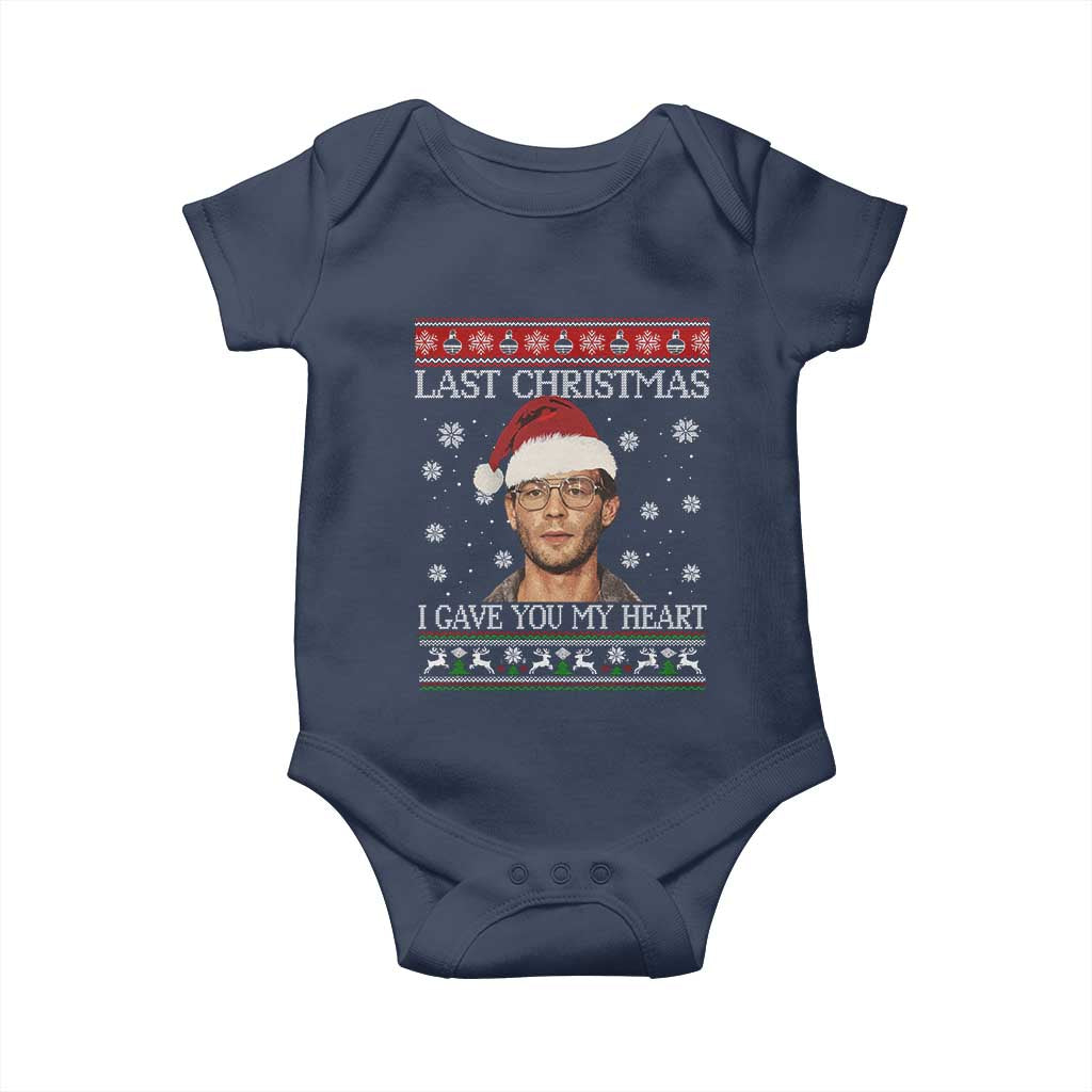 Christmas Jeffrey Dahmer Baby Onesie True Crime I Gave You My Heart Christmas - Wonder Print Shop