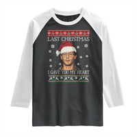 Christmas Jeffrey Dahmer Raglan Shirt True Crime I Gave You My Heart Christmas - Wonder Print Shop