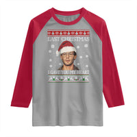 Christmas Jeffrey Dahmer Raglan Shirt True Crime I Gave You My Heart Christmas - Wonder Print Shop