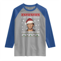 Christmas Jeffrey Dahmer Raglan Shirt True Crime I Gave You My Heart Christmas - Wonder Print Shop