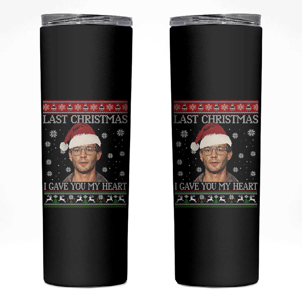 Christmas Jeffrey Dahmer Skinny Tumbler True Crime I Gave You My Heart Christmas - Wonder Print Shop