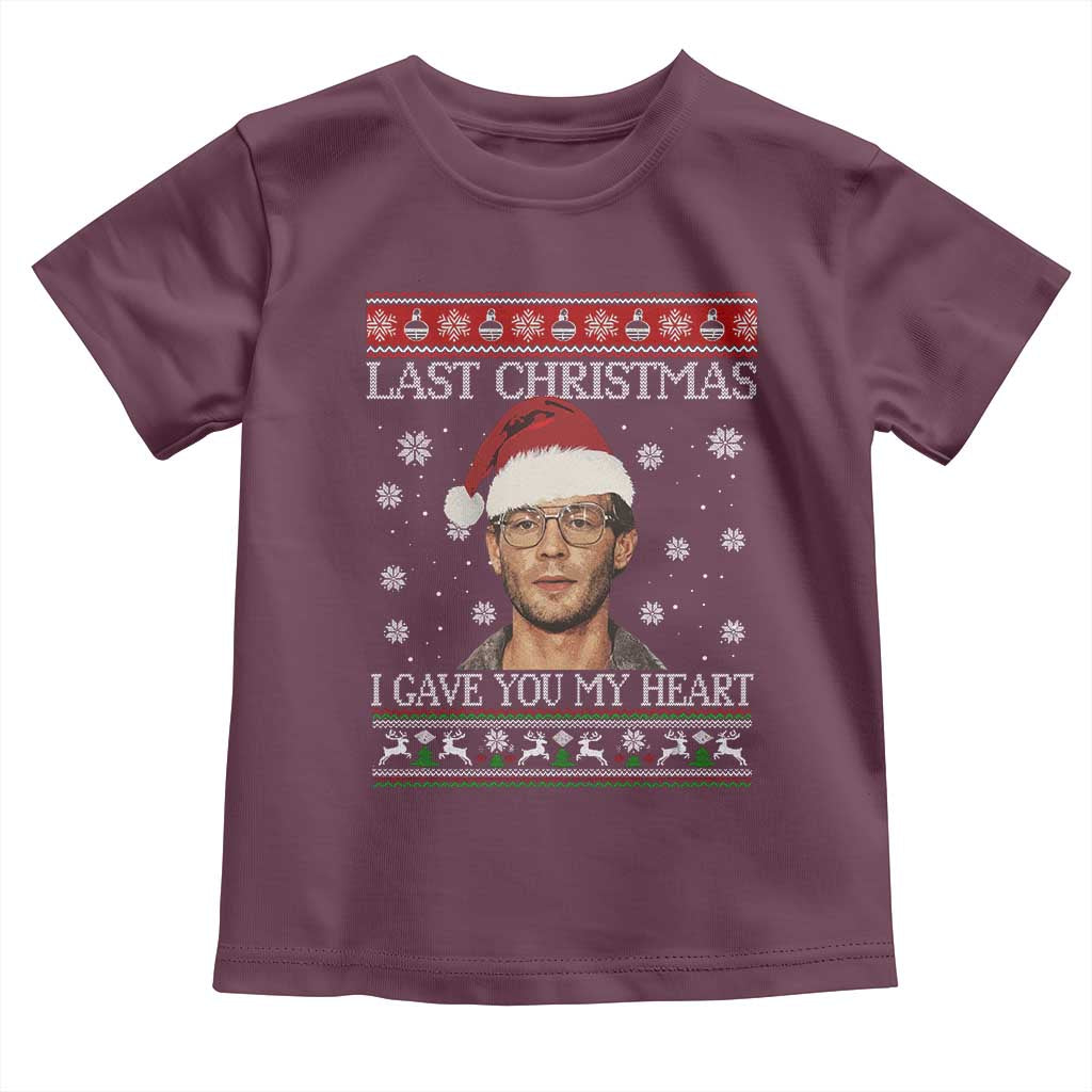 Christmas Jeffrey Dahmer Toddler T Shirt True Crime I Gave You My Heart Christmas - Wonder Print Shop