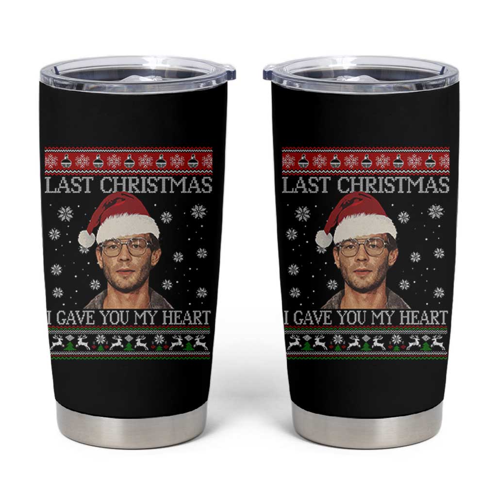 Christmas Jeffrey Dahmer Tumbler Cup True Crime I Gave You My Heart Christmas - Wonder Print Shop
