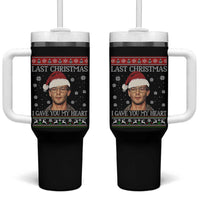 Christmas Jeffrey Dahmer Tumbler With Handle True Crime I Gave You My Heart Christmas - Wonder Print Shop