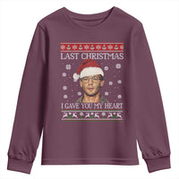 Christmas Jeffrey Dahmer Youth Sweatshirt True Crime I Gave You My Heart Christmas - Wonder Print Shop