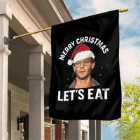 True Crime Ugly Christmas Garden Flag Funny Jeffrey Dahmer Merry Xmas Lets Eat - Wonder Print Shop