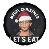True Crime Ugly Christmas Spare Tire Cover Funny Jeffrey Dahmer Merry Xmas Lets Eat - Wonder Print Shop