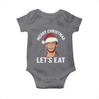 True Crime Ugly Christmas Baby Onesie Funny Jeffrey Dahmer Merry Xmas Lets Eat - Wonder Print Shop