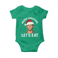 True Crime Ugly Christmas Baby Onesie Funny Jeffrey Dahmer Merry Xmas Lets Eat - Wonder Print Shop