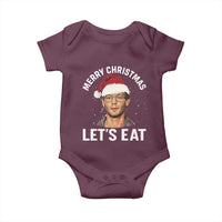 True Crime Ugly Christmas Baby Onesie Funny Jeffrey Dahmer Merry Xmas Lets Eat - Wonder Print Shop