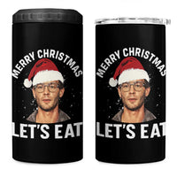 True Crime Ugly Christmas 4 in 1 Can Cooler Tumbler Funny Jeffrey Dahmer Merry Xmas Lets Eat - Wonder Print Shop