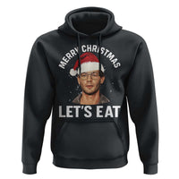True Crime Ugly Christmas Hoodie Funny Jeffrey Dahmer Merry Xmas Lets Eat - Wonder Print Shop