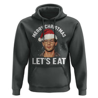 True Crime Ugly Christmas Hoodie Funny Jeffrey Dahmer Merry Xmas Lets Eat - Wonder Print Shop