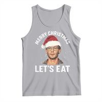 True Crime Ugly Christmas Tank Top Funny Jeffrey Dahmer Merry Xmas Lets Eat - Wonder Print Shop