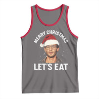 True Crime Ugly Christmas Tank Top Funny Jeffrey Dahmer Merry Xmas Lets Eat - Wonder Print Shop