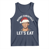 True Crime Ugly Christmas Tank Top Funny Jeffrey Dahmer Merry Xmas Lets Eat - Wonder Print Shop