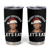 True Crime Ugly Christmas Tumbler Cup Funny Jeffrey Dahmer Merry Xmas Lets Eat - Wonder Print Shop
