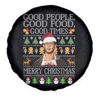 True Crime Ugly Christmas Spare Tire Cover Funny Jeffrey Dahmer Good Food Sick Humor - Wonder Print Shop