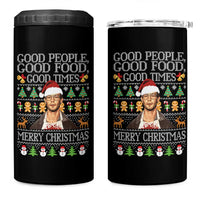 True Crime Ugly Christmas 4 in 1 Can Cooler Tumbler Funny Jeffrey Dahmer Good Food Sick Humor - Wonder Print Shop
