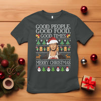 True Crime Ugly Christmas T Shirt Funny Jeffrey Dahmer Good Food Sick Humor - Wonder Print Shop
