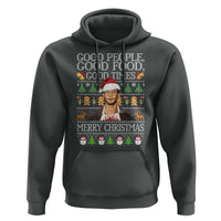 True Crime Ugly Christmas Hoodie Funny Jeffrey Dahmer Good Food Sick Humor - Wonder Print Shop