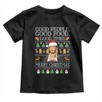 True Crime Ugly Christmas Toddler T Shirt Funny Jeffrey Dahmer Good Food Sick Humor - Wonder Print Shop