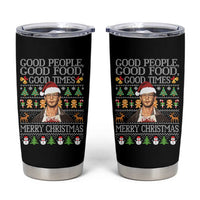 True Crime Ugly Christmas Tumbler Cup Funny Jeffrey Dahmer Good Food Sick Humor - Wonder Print Shop