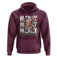 Merry Christmas Santa Hoodie Dabbing Santa Xmas Lights