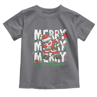 Merry Christmas Santa Toddler T Shirt Dabbing Santa Xmas Lights