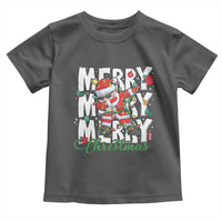 Merry Christmas Santa Toddler T Shirt Dabbing Santa Xmas Lights