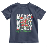Merry Christmas Santa Toddler T Shirt Dabbing Santa Xmas Lights