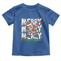 Merry Christmas Santa Toddler T Shirt Dabbing Santa Xmas Lights