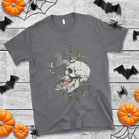 Halloween Fishing Skeleton Skull T Shirt American Flag Camo Fish Skull Fisherman Gifts - Wonder Print Shop