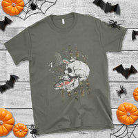 Halloween Fishing Skeleton Skull T Shirt American Flag Camo Fish Skull Fisherman Gifts - Wonder Print Shop