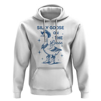Retro Silly Goose On The Loose Hoodie 90s Aesthetic Funny Cowgirl Western