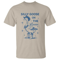 Retro Silly Goose On The Loose T Shirt 90s Aesthetic Funny Cowgirl Western - Wonder Print Shop