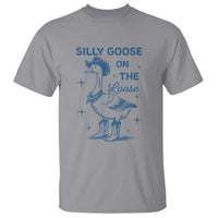 Retro Silly Goose On The Loose T Shirt 90s Aesthetic Funny Cowgirl Western - Wonder Print Shop