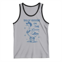 Retro Silly Goose On The Loose Tank Top 90s Aesthetic Funny Cowgirl Western