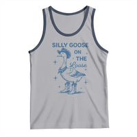 Retro Silly Goose On The Loose Tank Top 90s Aesthetic Funny Cowgirl Western