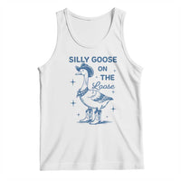Retro Silly Goose On The Loose Tank Top 90s Aesthetic Funny Cowgirl Western