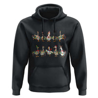 Goose Christmas Hoodie Funny Xmas Lights