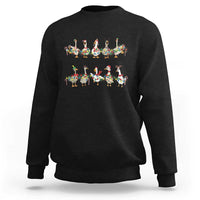 Goose Christmas Sweatshirt Funny Xmas Lights - Wonder Print Shop