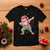 Funny Christmas T Shirt Dabbing Santa Boys Girls Men Xmas Dab Kid - Wonder Print Shop