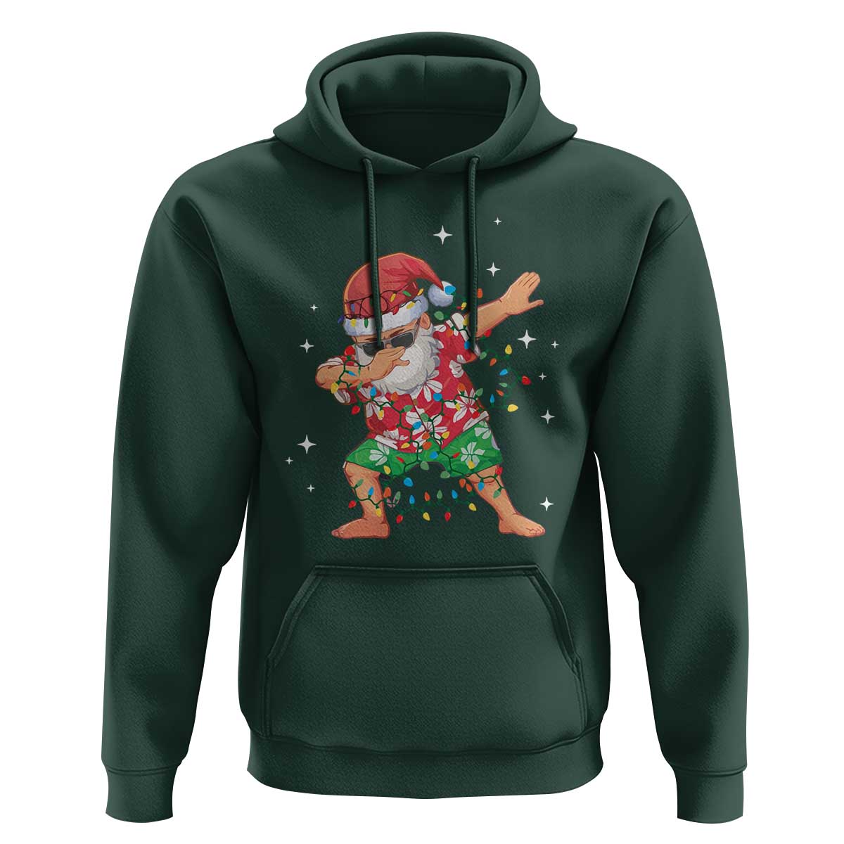 Funny Christmas Hoodie Dabbing Santa Boys Girls Men Xmas Dab Kid